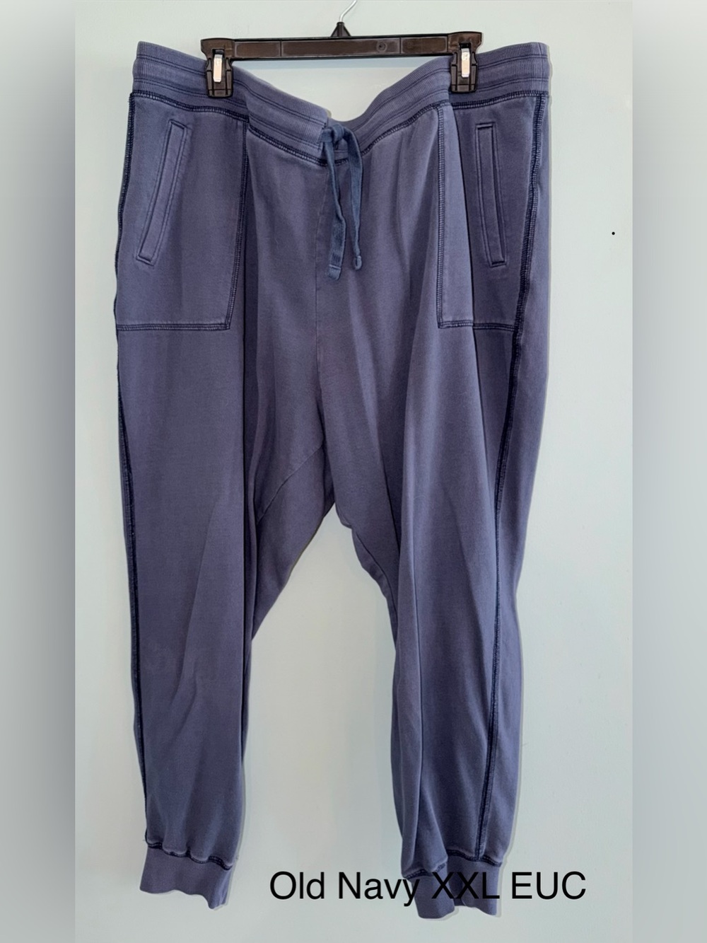 Women’s Casual Drawstring Jogger Pants - Slate Blue